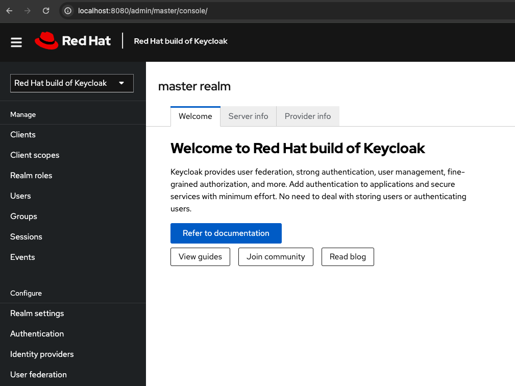 PodmanではじめるRed Hatのミドルウェア製品：Keycloak